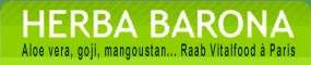Distributeur aloe vera, goji, mangoustan bio, sel LowNat Raab &agrave; Paris